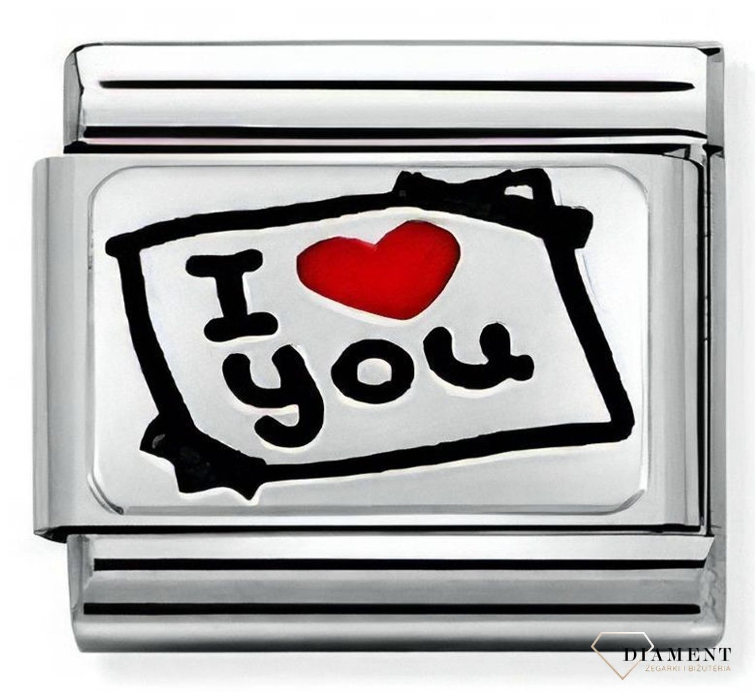 Nomination CHARMS Silver 'Kocham Cię'  ✓oryginalna biżuteria Nomination ✓ prezent dla przyjaciółki✓ prezent na urodziny✓ prezent dla przyjaciółki✓ Biżuteria Nomination ✓Wymarzony prezent  (1).jpg